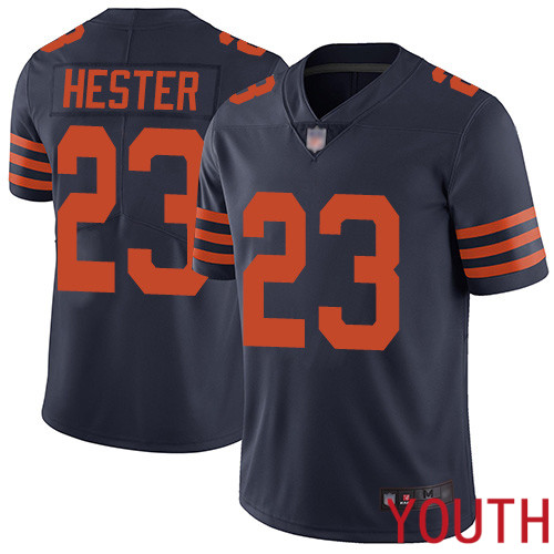 Chicago Bears Limited Navy Blue Youth Devin Hester Jersey NFL Football #23 Rush Vapor Untouchable->youth nfl jersey->Youth Jersey